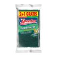 ESTROPAJO FIBRA VERDE SPONTEX 2+1 